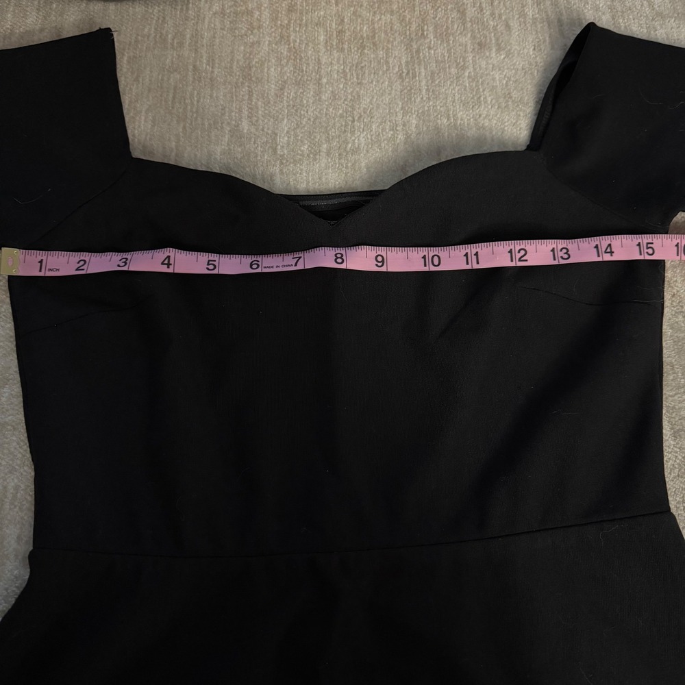 Lulus How Much I Care Off the Shoulder Dress Mermaid Ruffle Hi-Low Size XS - Picture 5 of 14